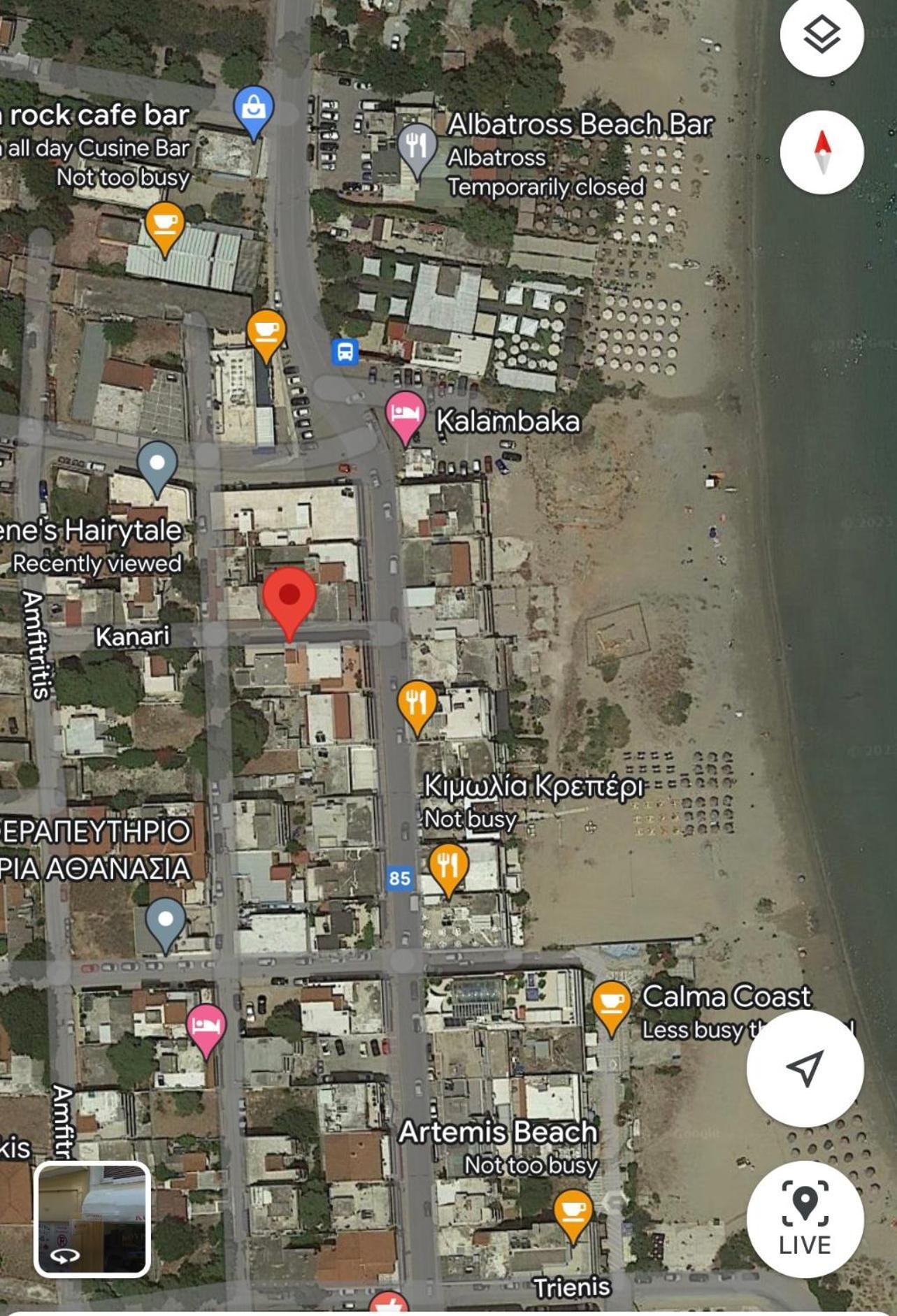 Blue Air Apartment 1Minute From Sea, 15 Min From The Airport Artemis City Center Екстер'єр фото